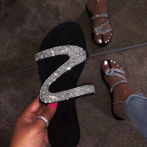 New Stylish Suede Splice Drilling Beach Holiday Sl